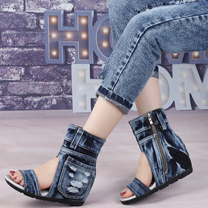 Women's Denim Shoe Collection - Ailime Designs