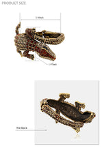 Load image into Gallery viewer, Crocodile Design Crystal Inlay Wrap Arm Bracelets - Ailime Designs