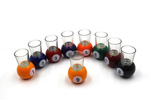 Billiard Ball Cool Style Temper Whiskey Shot Glasses - AilimeDesigns