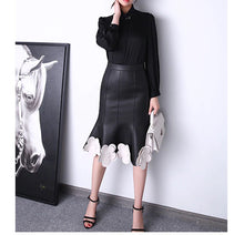 Load image into Gallery viewer, Women&#39;s Beautiful Elegant Genuine Leather Stylish Skirts - Ailime Designs