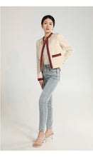 Load image into Gallery viewer, Women&#39;s Wool Blend Design Autumn Style Tweed Jacket - Ailime Designs