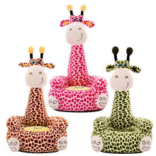 Load image into Gallery viewer, Children&#39;s Giraffe Seat Cushion Covers - Ailime Designs