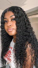 Load image into Gallery viewer, Curley Black Lace Front Human Hair Wigs -  Ailime Designs