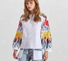 Load image into Gallery viewer, Women&#39;s Street Style Button-Down Shirts - Ailime Designs