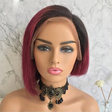 Load image into Gallery viewer, Pixie-cut Bob Lace Front Human Hair Wigs -  Ailime Designs