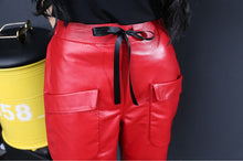 Load image into Gallery viewer, Women&#39;s Sassy Genuine Leather Shorts – Streetwear Fashions