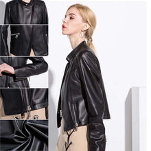 Load image into Gallery viewer, Women’s High-Quality Genuine Sheep Skin Leather Jackets