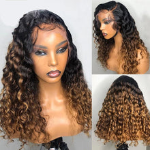 Load image into Gallery viewer, Blonde Curley Lace Front Human Hair Wigs -  Ailime Designs