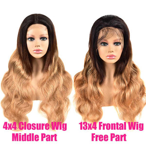 Brazlian Body Wave Lace Front Remy Human Hair Wigs -  Ailime Designs