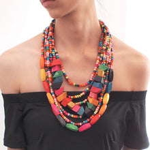 Load image into Gallery viewer, Women&#39;s Multi-color Handmade Bohemian Necklace