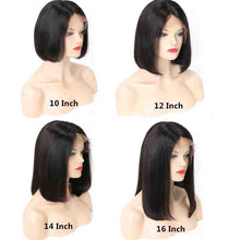 Load image into Gallery viewer, Best Straight Pixie-cut Black Lace Front Human Hair Wigs -  Ailime Designs