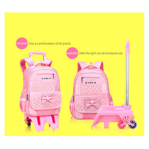 Children's Rolling Backpack Trolley's - Ailime Designs