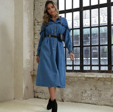 Load image into Gallery viewer, Women’s Chic Style Denim Dresses – Streetwear Fashions