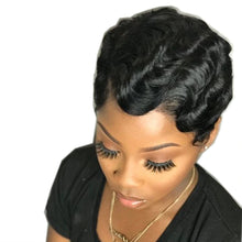 Load image into Gallery viewer, Best Pixie Wave Lace Front Human Hair Wigs -  Ailime Designs