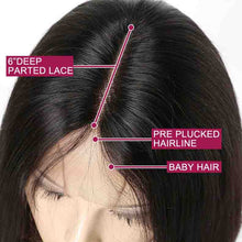 Load image into Gallery viewer, Best Straight Pixie-cut Black Lace Front Human Hair Wigs -  Ailime Designs