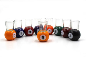 Billiard Ball Cool Style Temper Whiskey Shot Glasses - AilimeDesigns