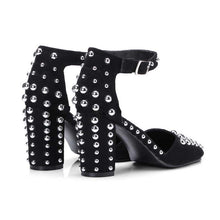 Load image into Gallery viewer, Women&#39; Strap Ankle Design Rivet Heels - Ailime Designs