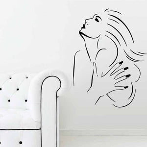 Woman Illustration Wall Art Decals - Ailime Designs - Ailime Designs