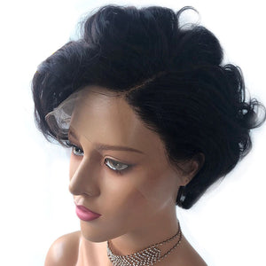 Best Pixie-cut Brown Lace Front Human Hair Wigs -  Ailime Designs