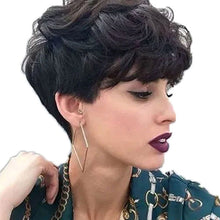 Load image into Gallery viewer, Best Pixie-cut Brown Lace Front Human Hair Wigs -  Ailime Designs