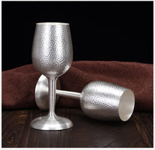 Load image into Gallery viewer, Beautiful Pure Silver Design 5pc Nordic Goblet Set - Ailime Designs