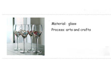 Load image into Gallery viewer, Beautiful Stain Glass Design Champagne Glasses - Ailime Designs