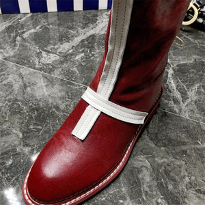 Women's Chic Style Genuine Leather Skin Ankle boots