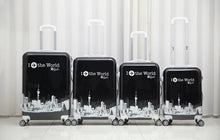 Load image into Gallery viewer, Adult Screen Printed Trolley Luggage