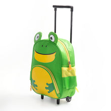 Load image into Gallery viewer, Children&#39;s Trolley Style Animal Print Design Luggage - Ailime Designs