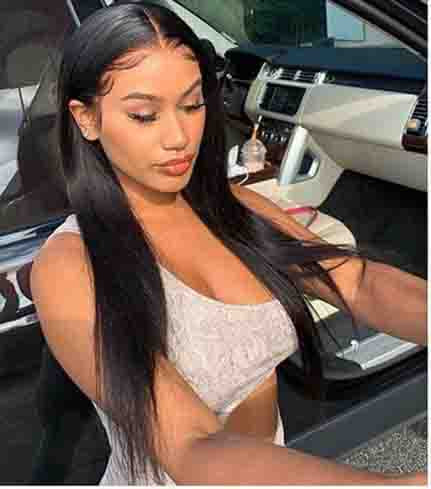 Glueless Straight Black Lace Front Human Hair Wigs -  Ailime Designs