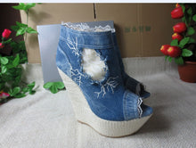 Load image into Gallery viewer, Women&#39;s Denim Shoe Collection - Ailime Designs