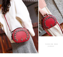 Load image into Gallery viewer, Women&#39;s Small Rivet Design Messenger Shoulder Bags - Ailime Designs