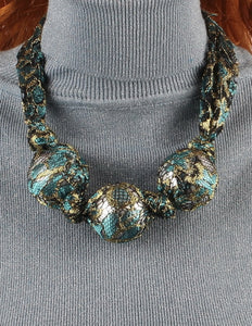 Print Style Women' Triple Large Balls Design Necklaces - Ailime Designs