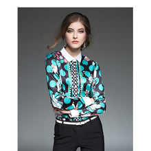 Load image into Gallery viewer, Women&#39;s High Quality Polka Dot Design Elegant Blouses