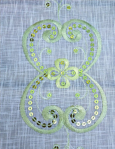 Luxury Design Embroidery  Table Runners - Ailime Designs