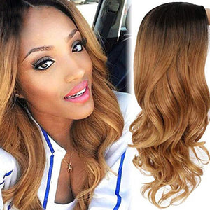 Best Wavy Ash Blonde Synthetic Hair Wigs -  Ailime Designs