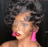 Load image into Gallery viewer, Best Short Bob Lace Front Black Human Hair Wigs -  Ailime Designs