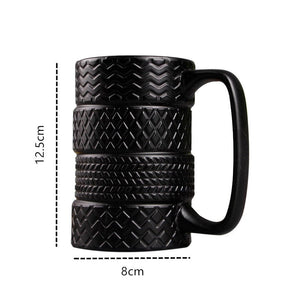 Cool Tire Wheel Design Drinking Mugs  - Ailime Designs