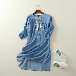 Women’s Chic Style Denim Dresses – Streetwear Fashions