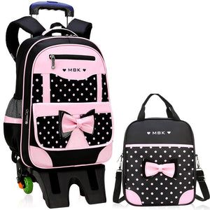 Children's Rolling Backpack Trolley's - Ailime Designs