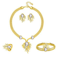 Load image into Gallery viewer, Crystals, Gold &amp; Silver Women&#39;s 3pc Jewelry Sets - Ailime Designs