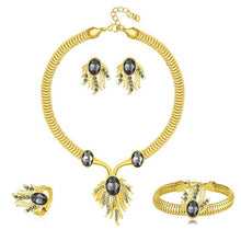 Load image into Gallery viewer, Crystals, Gold &amp; Silver Women&#39;s 3pc Jewelry Sets - Ailime Designs