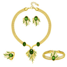 Load image into Gallery viewer, Crystals, Gold &amp; Silver Women&#39;s 3pc Jewelry Sets - Ailime Designs