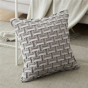 Basket Weave Design Throw Pillow Cases - Ailime Designs