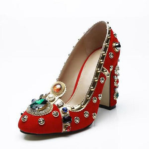 Women's Stylish Ornament Design Shoes