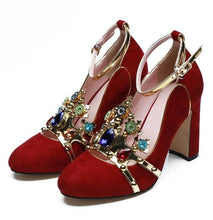 Load image into Gallery viewer, Women&#39;s Stylish Ornament Design Shoes