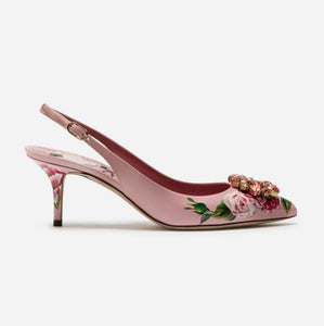 Women's Latest Floral Design Stylish Shoes