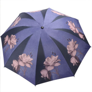 Unisex Nylon Beautiful Galaxy Custom Umbrella's