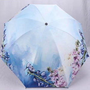 Unisex Nylon Beautiful Galaxy Custom Umbrella's