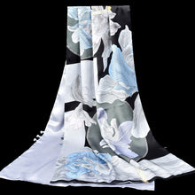 Load image into Gallery viewer, Women&#39;s Fine Quality 100% Pure Silk Floral Printed Scarves